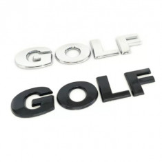 emblema VW GOLF 3D materiale calitative argintiu sau negru Volkswagen