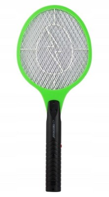 Paleta electrica pentru muste, tantari sau alte insecte, 3W, lungime 47 cm, verde foto