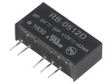 Convertor DC/DC 1W 5V la 12V și -12V