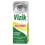 Picaturi Ochi Antialergice Vizik Allergy Zdrovit, 10ml - Calmare Iritatii, Protectie Polen, Praf, Par Animale