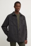 Levi&#039;s jachetă denim reversibilă culoarea negru, de tranzitie, A8553