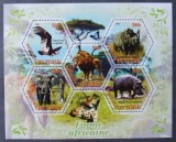 R.DU TCHAD -FAUNA DIN AFRICA -2011, 1 M/SH, NEOBLIT.MNH** - EP 009