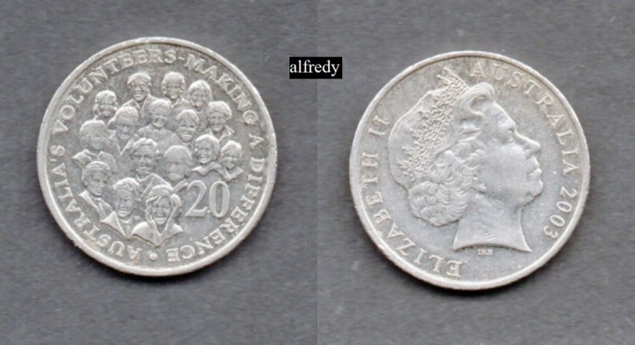 Australia 2003 20 cents