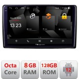 Navigatie auto universala 2DIN Android 12, 8GB RAM, 128GB, 2K QLED, 4G