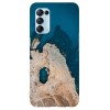 Husa compatibila cu Oppo A74 5G model Sea view, Silicon, TPU, Viceversa, Transparent, Carcasa