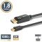 Cablu DisplayPort v1.2 la Mini DisplayPort v1.2 1.8m FullHD 1080p delight 20336A