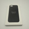 Husa de protectie Apple iPhone SE Leather Case Black, Negru, Piele