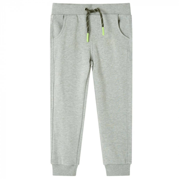 Pantaloni de trening pentru copii, kaki deschis, 140 11713