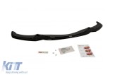 Spoiler Maxton Design versiunea 2 potrivit pentru bara de protectie M Technik frontala pe BMW Seria 5 F10, F11 dupa 2011, lac negru Performance AutoTu