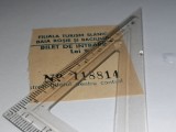 BILET SLANIC - BAIA ROSIE SI BACIULUI, Lemn, Oval