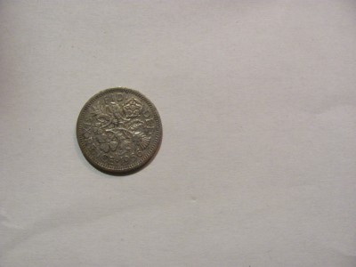 CY - 6 pence 1956 Marea Britanie Anglia foto