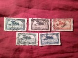 Serie mica Maroc 1927 - Aviatie , 4 valori stampilate