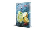 AGENDA DATATA A5, MOTIVE, 352 PAGINI, COPERTA BURETATA, MOTIV LEMONADE 2025, Herlitz