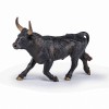 Figurina Taur Camargue Papo, Plastic Multicolor, 3+ ani, 13.5 x 3.5 x 9.3 cm, Prietenii de la Ferma, Jucarie Colectie