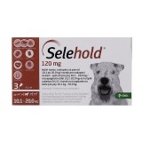 Selehold Dog 120 mg antiparazitar extern si intern caini talie medie (10.1-20