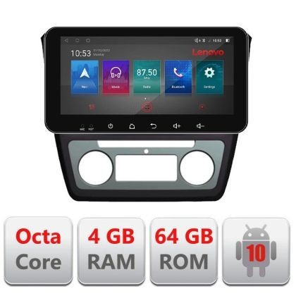 Navigatie Skoda Yeti 2009-2014 I-YETI 4+64 ecran 10.33&quot; Android Waze USB Navigatie Internet Youtube Radio CarStore Technology