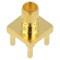 Conector Mini SMB THT PCB 75&Omega; Aurit