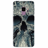 Husa silicon pentru Samsung S9, Abstract Skull Artwork Illustration