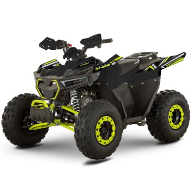 Atv 125cc Mini Rocket Panther 8&amp;amp;quot; semi-automat 4T benzina negru foto