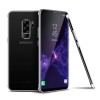 Husa Samsung Galaxy S9, TPU, Transparenta, Margini Argintii, Protectie Socuri, Zgarieturi