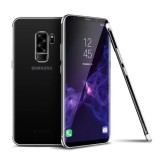 Husa samsung galaxy s9 transparent cu margini argintii, Flippy