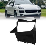 Deflector aer Porsche Cayenne (92a), 04.2010-12.2014, montare fata, stanga, negru, B-Series, 958 505 335 35; 95850533535