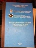 Management educational pentru institutiile de invatamant