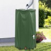 Rezervor Apa Pliabil cu Robinet vidaXL, 100L, PVC, Verde, Bazin Colectare Apa Ploaie, Portabil