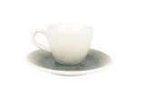 Bonna Sway - Ce&Egrave;ti de espresso &Egrave;i farfurie - 80.0 cc - Por&Aring;&pound;elan - 6er set