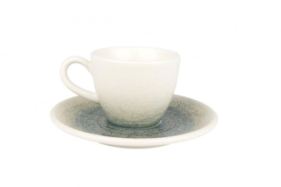 Bonna Sway - Ce&amp;Egrave;ti de espresso &amp;Egrave;i farfurie - 80.0 cc - Por&amp;Aring;&amp;pound;elan - 6er set foto