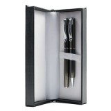 Set cadou stilou + pix Cresco Classic 830019 CL-01, corp metalic grafit clips argintiu