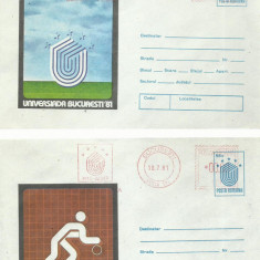 TSV* - SET 11 FDC JOCURILE OLIMPICE BUCURESTI 1981 (2)