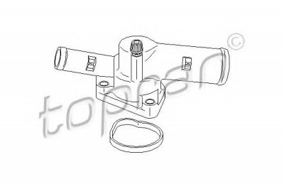 Termostat,lichid racire DACIA SANDERO (2008 - 2016) TOPRAN 700 571 foto