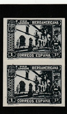 Spania 1930-Expozitia Ibero-Americana,Mi.578,varietate,nedant.negumata,pereche foto