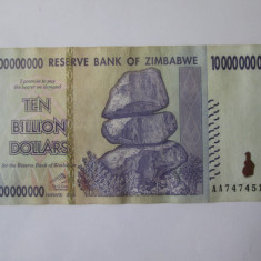 Zimbabwe 10 miliarde Dollars 2008