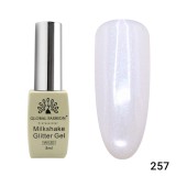 Oja semipermanenta, Milkshake Glitter, Global Fashion 8ml, 257
