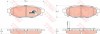 Set placute frana,frana disc SUBARU LEGACY IV Combi (BL, BP, B13) (2003 - 2016) TRW GDB3373