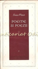 Poeme Si Poezii - Sasa Pana - Tiraj: 3680 Exemplare foto