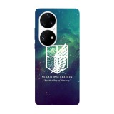 Husa compatibila cu Huawei Nova Y70 model For the glory of humanity, Silicon, TPU, Viceversa, Transparent, Carcasa