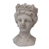Cumpara ieftin Ghiveci flori piatra gri Femeie 14x15x24 cm