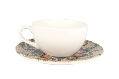 Bonna Mesopotamia - Ce&amp;Egrave;ti de cafea &amp;Egrave;i farfurie - 250.0 cc - Por&amp;Aring;&amp;pound;elan - 6er set foto