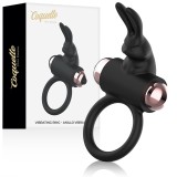 Coquette Toys-Inel Vibrator pentru Penis Negru/Auriu-Silicon