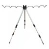 Tripod Pescuit 6 Lansete Cool Angel, Inaltime 105cm, Husa Transport, Rod Pod Stabil, Plaja/Vant Puternic