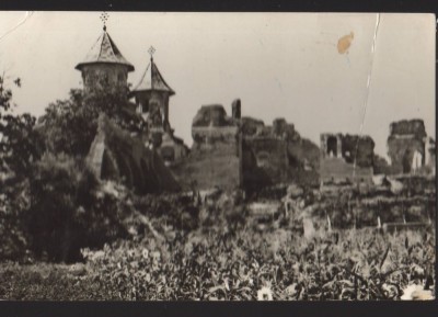 CPIB 22522 - CARTE POSTALA - TARGOVISTE. RUINE ALE CETATII DOMNESTI foto