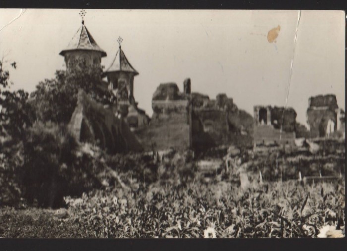 CPIB 22522 - CARTE POSTALA - TARGOVISTE. RUINE ALE CETATII DOMNESTI