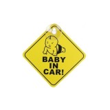 Ornament auto Baby in Car cu ventuza 10x10cm Cod: XPBY-01 Automotive TrustedCars