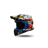 MBS Casca copii motocross/enduro Ufo Plast Korey, negru/galben/albastru, S, Cod Produs: HE13600CDS