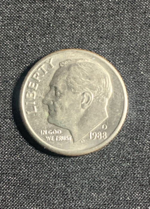 Moneda One Dime 1988 USA