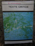 Eugen Lovinescu - Texte critice