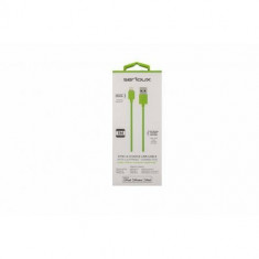 Cablu de date Serioux Lightning MFI 1m Lime foto